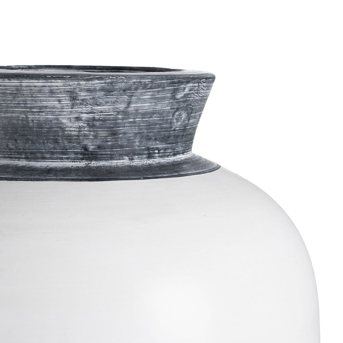 Vase Hvit Terrakotta 25 x 27 x 40 cm